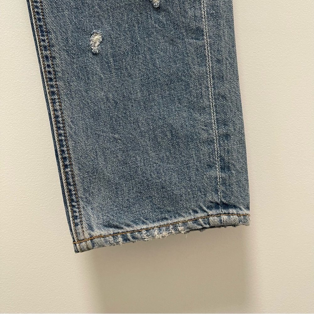 Derek Lam Mika Mid Rise Girlfriend Distressed Blue Jean Size 26 - Picture 5 of 14